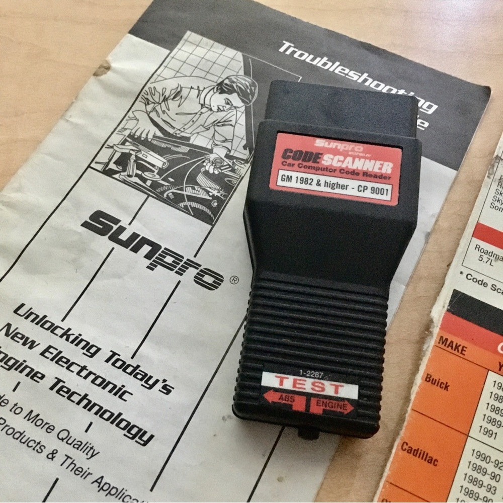 LP Sunpro CP9001 Vehicle Car Computer Code Scanner Reader GM 1982-Higher